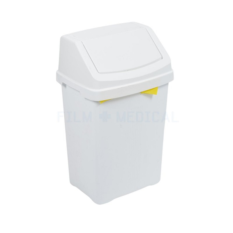 50L Swing Bin White